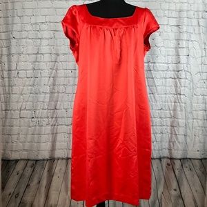 NWOT - adorable orange short-sleeved dress